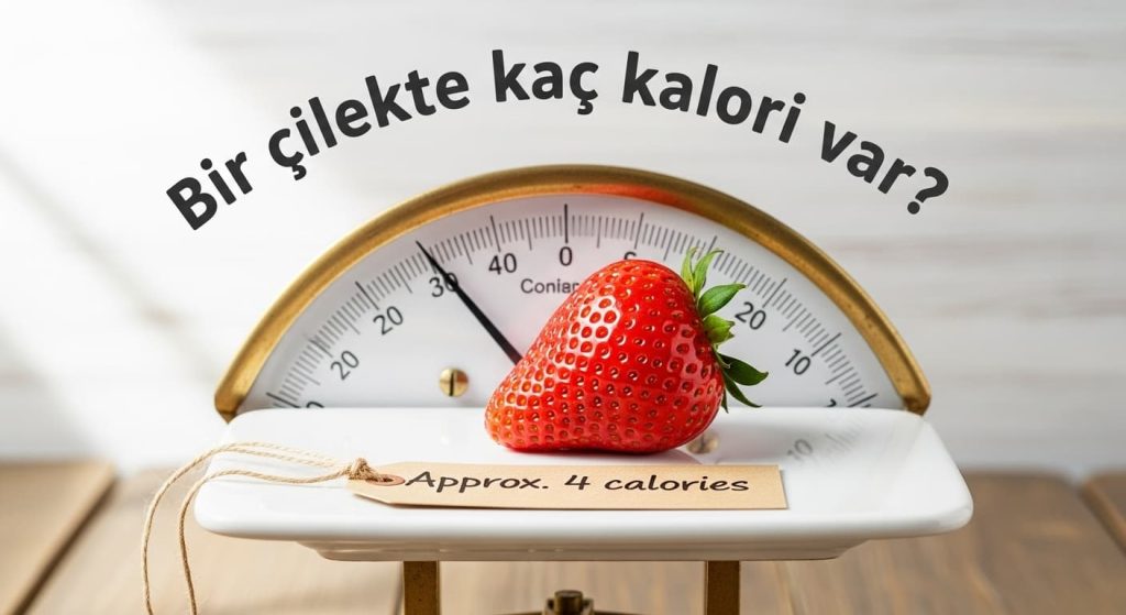 1 Adet Çilek Kaç Kalori