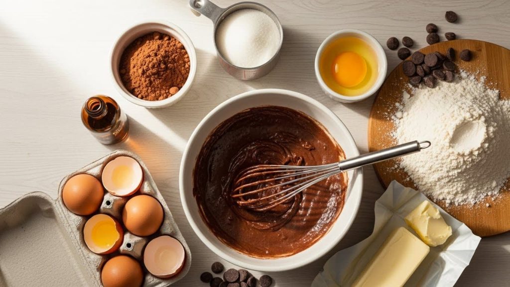 Kakaolu Kek Malzemeleri