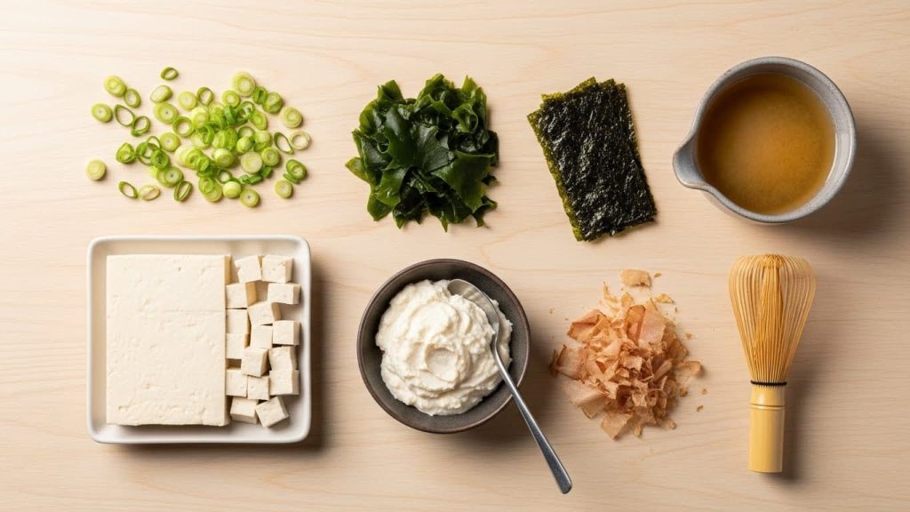 Miso Çorbası Malzemeleri