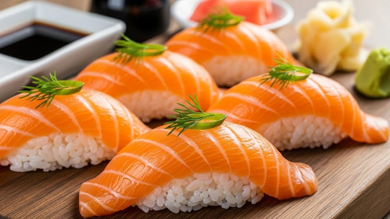 Somon Nigiri Tarifi Evde Somon Nigiri Nasıl Yapılır