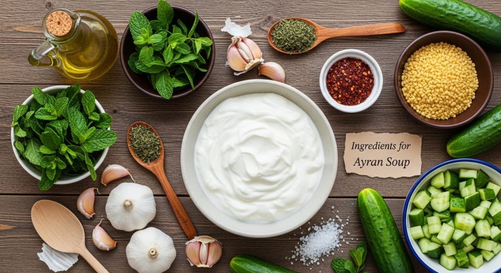 Ayran Çorbası Malzemeleri