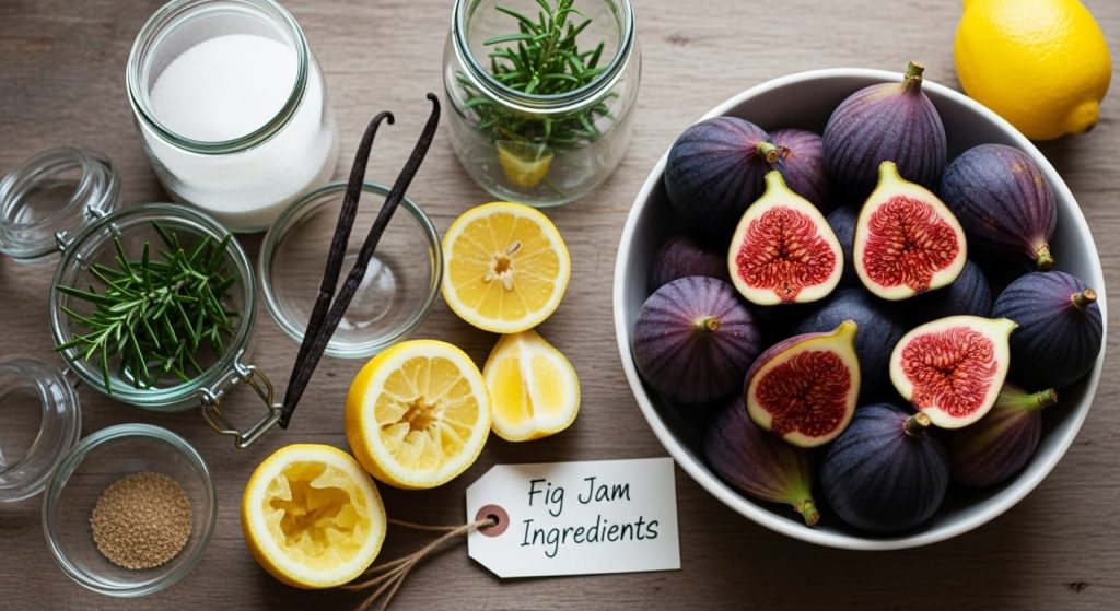 İncir Reçeli Malzemeleri