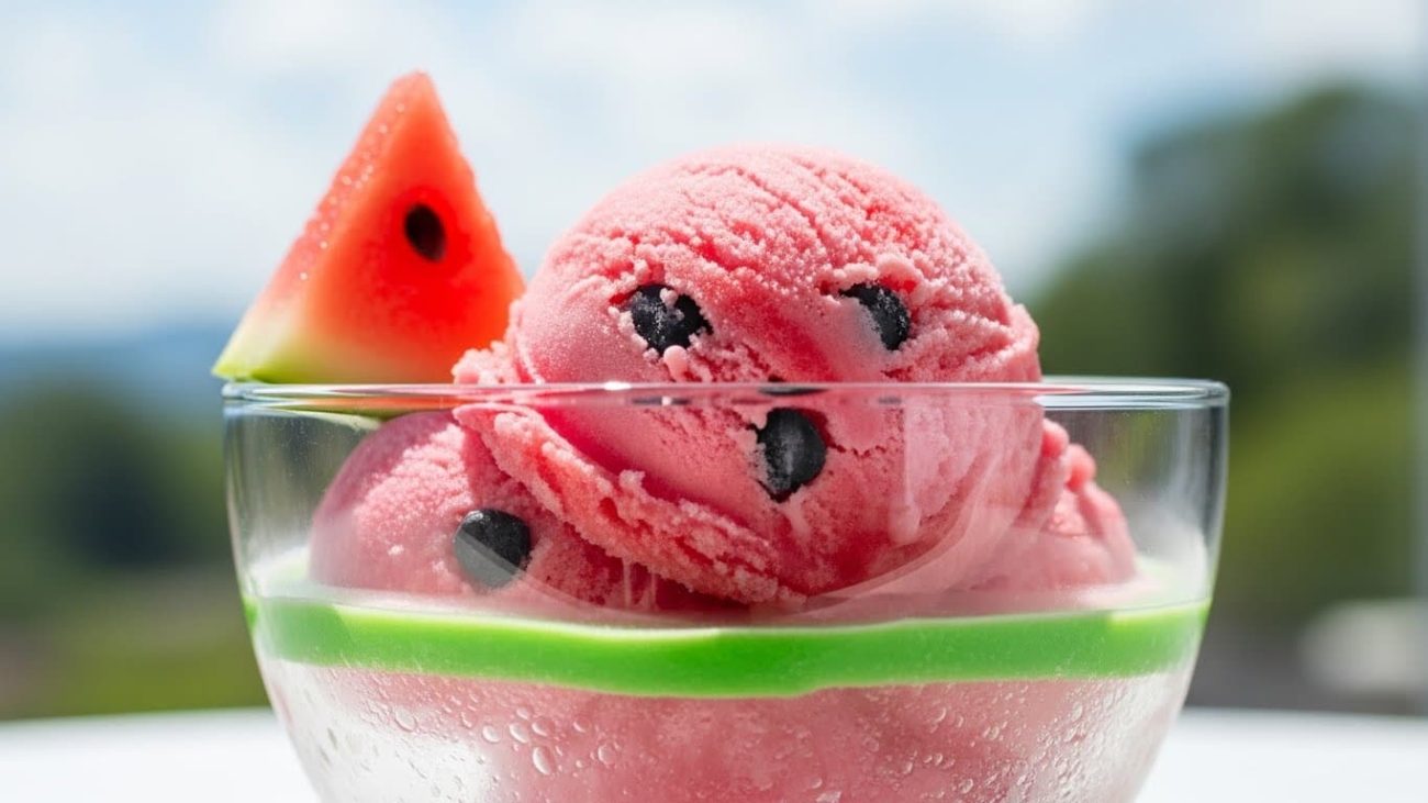 Karpuzlu Dondurma Tarifi, nasıl yapılır