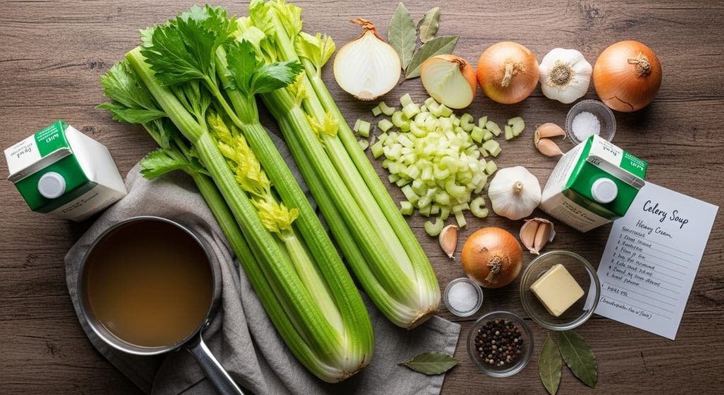 Kereviz Çorbası Malzemeleri