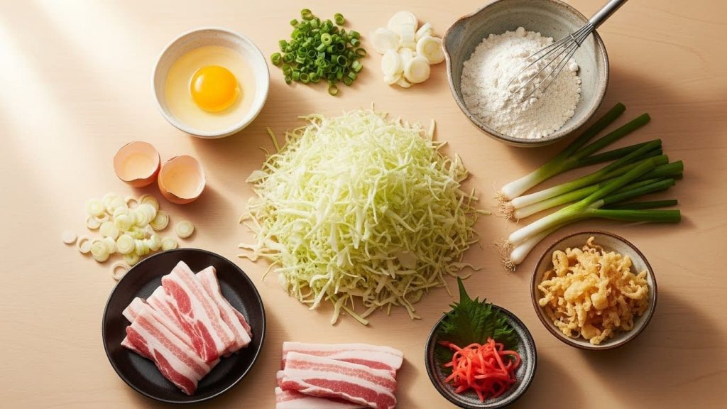 Okonomiyaki Malzemeleri