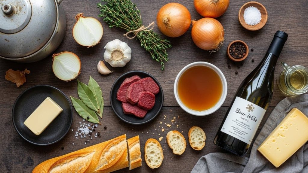 Soğan Çorbası Malzemeleri