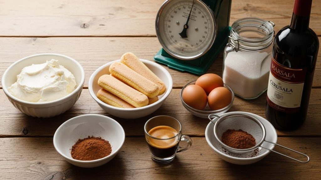 Tiramisu Malzemeleri
