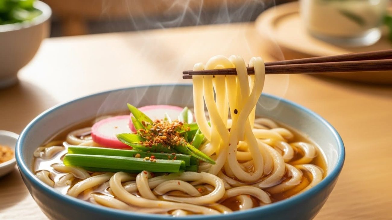 Orijinal Udon Tarifi Evde Japon Eriştesi Nasıl Yapılır