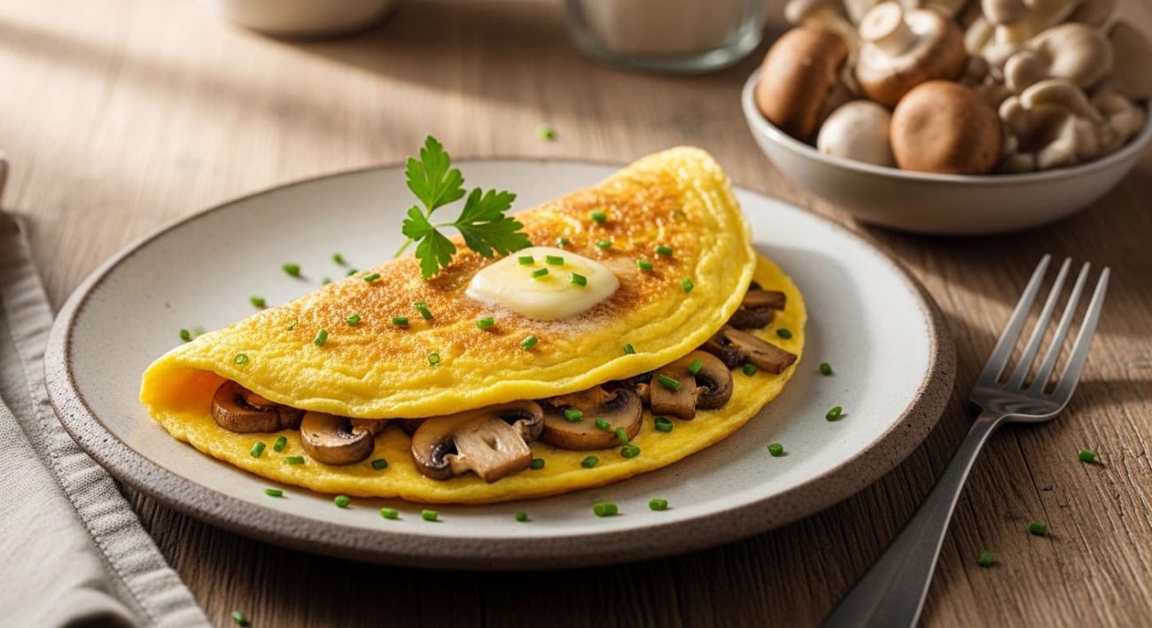 Mantarlı Omlet Tarifi, nasıl yapılır