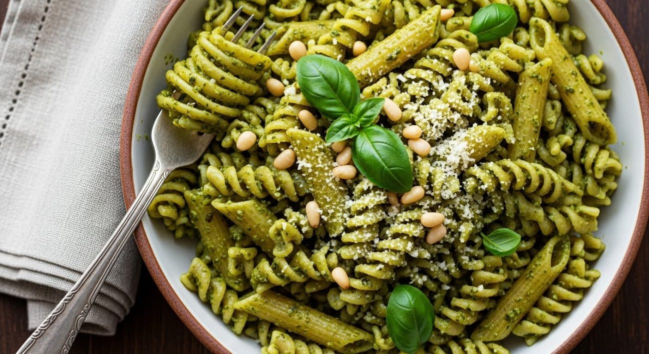 Pesto Soslu Makarna Tarifi, Nasıl Yapılır