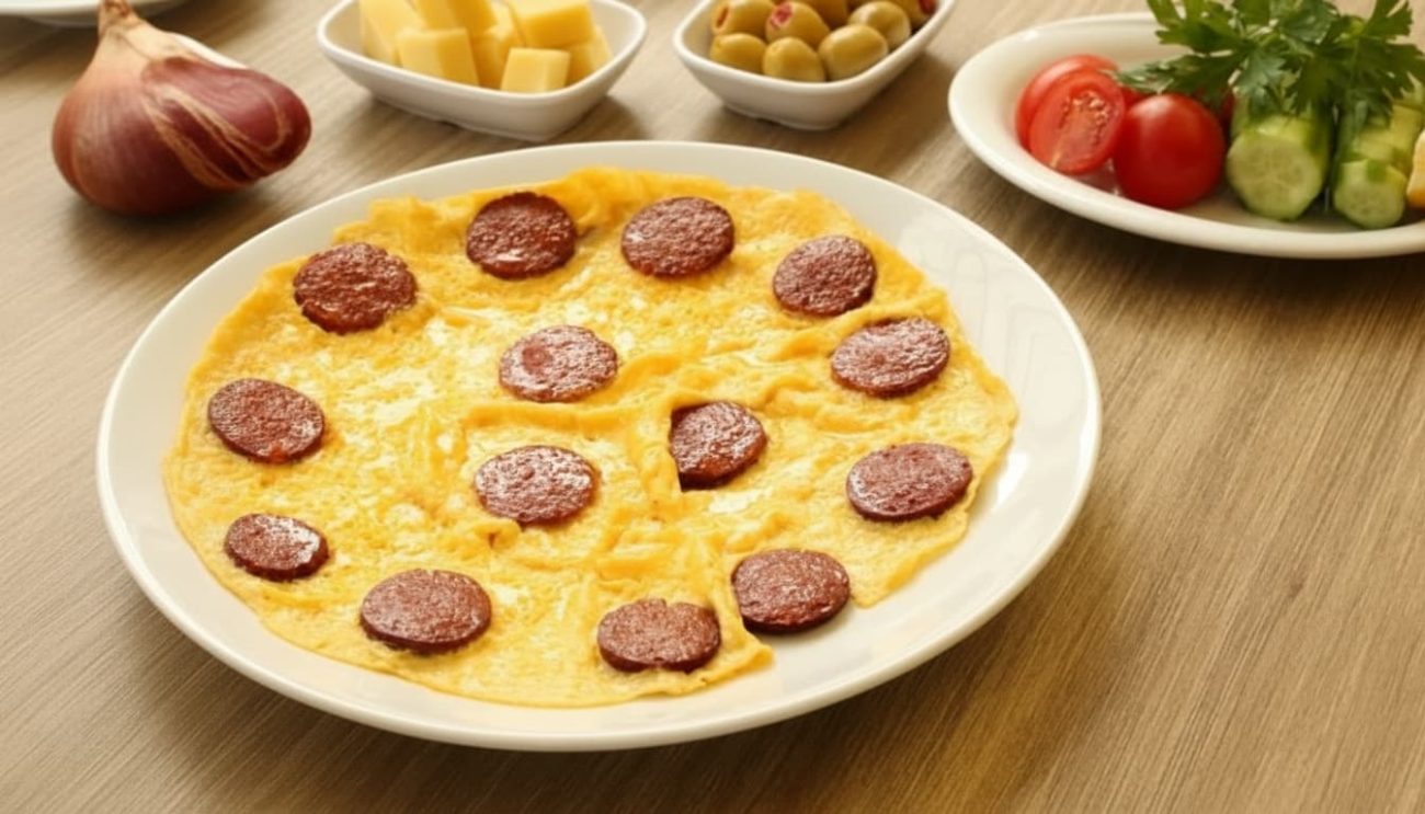 Sucuklu Omlet Tarifi, nasıl yapılır